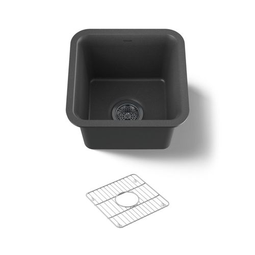 Main product image of 15-1/2" Undermount Bar Sink (Matte Graphite), K-8223-CM7