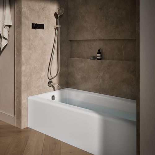 Main product image of Bellwether 66" x 32" Alcove Bathtub with Left Drain (White)