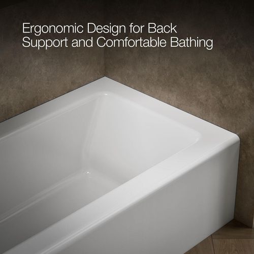 Main product image of Bellwether 66" x 32" Alcove Bathtub with Left Drain (White)