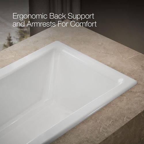 Main product image of Tea-for-Two 60" x 32" Drop-In Bathtub for Two with Reversible Drain (White)