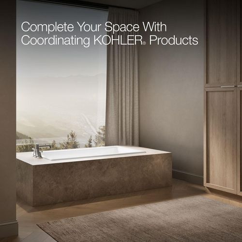 Main product image of Tea-for-Two 60" x 32" Drop-In Bathtub for Two with Reversible Drain (White)