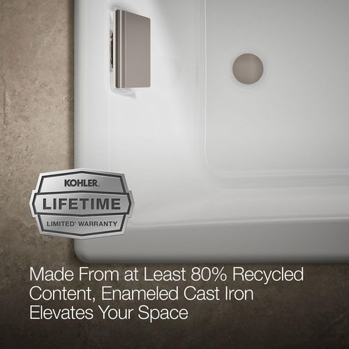 Main product image of Tea-for-Two 60" x 32" Drop-In Bathtub for Two with Reversible Drain (White)