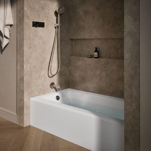 Main product image of Bellwether 60" x 32" Alcove Bathtub with Left Drain (White)