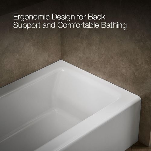 Main product image of Bellwether 60" x 32" Alcove Bathtub with Left Drain (White)