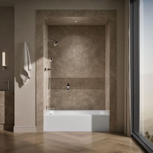Main product image of Bellwether 60" x 32" Alcove Bathtub with Left Drain (White)