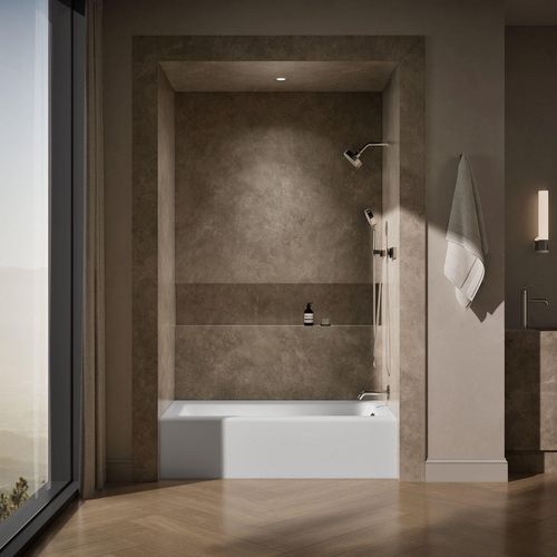 Main product image of Bellwether 60" x 32" Alcove Bathtub with Right Drain (White)