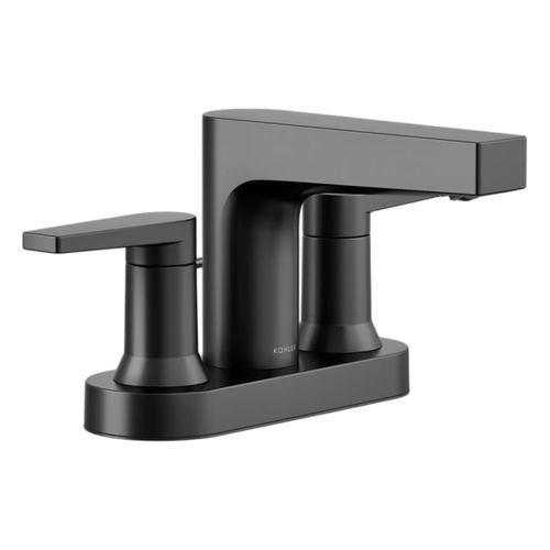 Main product image of Taut Centerset Bathroom Faucet, 1.2 Gpm (Matte Black), K-97031-4-BL