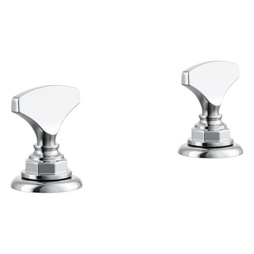 Main product image of Artifacts T-Handle Bathroom Faucet Handles (Polished Chrome), K-98068-6-CP