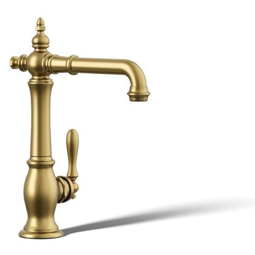 Main product image of Artifacts Single-Handle Bar Sink Faucet with Swing Spout (Vibrant Brushed Moderne Brass), K-99267-2MB
