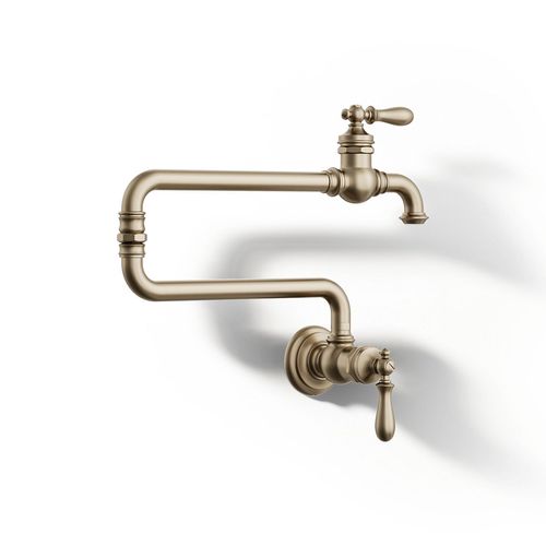 Main product image of Wall-Mount Pot Filler (Vibrant Brushed Bronze), K-99270-BV