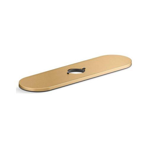 Main product image of Three-Hole Kitchen Faucet Escutcheon (Vibrant Brushed Moderne Brass), K-24461-2MB