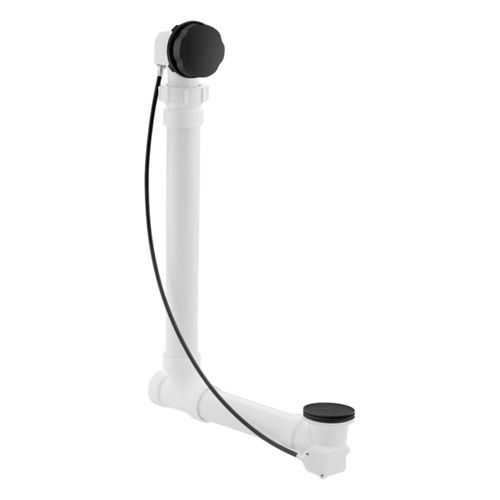 Main product image of Clearflo Cable Bath Drain w/ Pvc Tubing (Matte Black), K-7213-BL