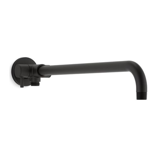 Main product image of Wall-Mount Arm For Rainhead/Showerhead And Handshower w/ 2-Way Diverter (Matte Black), K-76333-BL