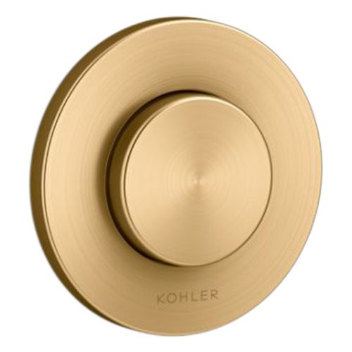 Main product image of Real Rain Diverter Valve Trim (Vibrant Brushed Moderne Brass), K-76748-2MB