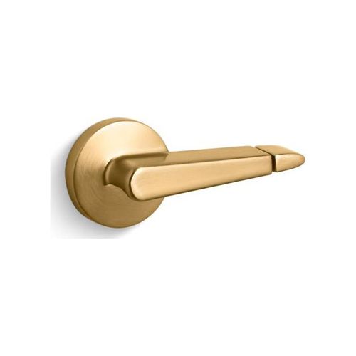 Main product image of Dual-Flush Trip Lever, Left Hand (Vibrant Brushed Moderne Brass)