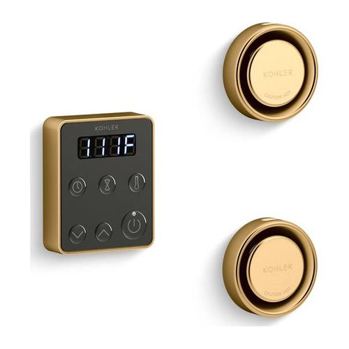 Main product image of Tandem Steam Generator Control Kit (Vibrant Brushed Moderne Brass), K-5558-2MB