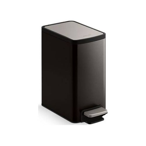 Main product image of 1-1/2-Gallon Step Trash Can (Black Stainless), K-31319-BST