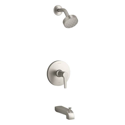 Main product image of Pitch Rite-Temp Bath And Shower Trim Kit, 2.5 Gpm (Vibrant Brushed Nickel), K-TS97074-4Y-BN