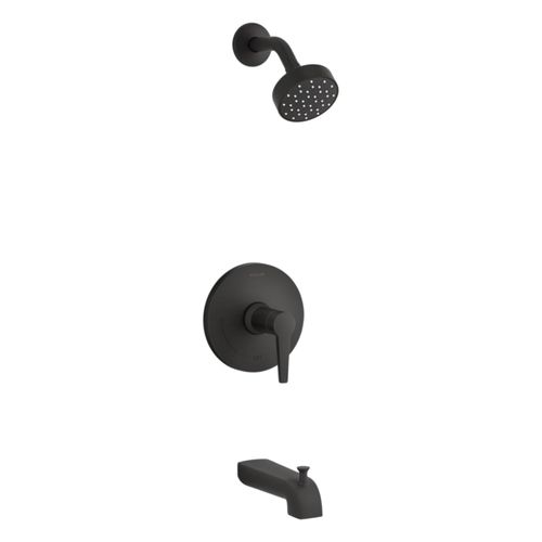 Main product image of Pitch Rite-Temp Bath And Shower Trim Kit, 2.5 Gpm (Matte Black), K-TS97074-4Y-BL