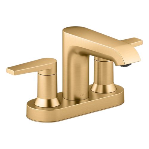 Main product image of Hint Centerset Bathroom Faucet, 1.2 Gpm (Vibrant Brushed Moderne Brass), K-37894-4-2MB