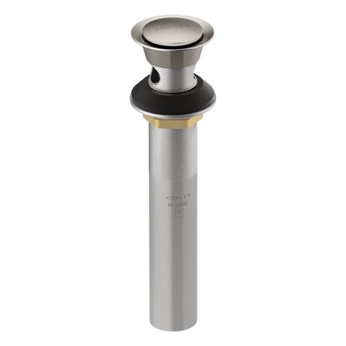 Main product image of Clicker Drain w/ Overflow (Vibrant Brushed Nickel), K-25322-BN
