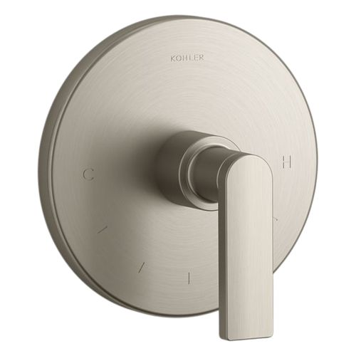 Main product image of Composed Mastershower Temperature Control Valve Trim w/ Lever Handle (Vibrant Brushed Nickel), K-T73133-4-BN