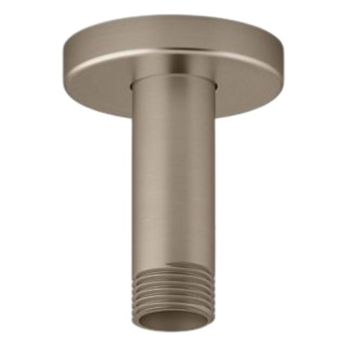 Main product image of Statement 3" Ceiling-Mount Single-Function Rainhead Arm And Flange (Vibrant Brushed Bronze), K-26319-BV