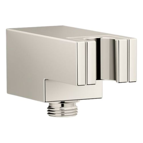 Main product image of Statement Wall-Mount Handshower Holder w/ Supply Elbow And Check Valve (Vibrant Polished Nickel), K-26310-SN