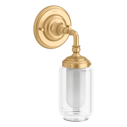 Main product image of Artifacts One-Light Sconce (Brushed Moderne Brass), K-72584-2GL