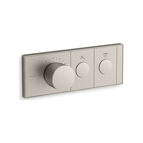 Main product image of Two-Outlet Recessed Mechanical Thermostatic Valve Control (Vibrant Brushed Nickel), K-26346-9-BN