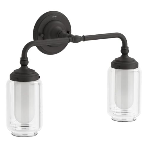 Main product image of Artifacts Two-Light Sconce (Matte Black), K-72582-BLL