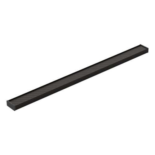 Main product image of 2-1/2" X 36" Linear Drain Grate w/ Tile-In Panel (Matte Black), K-80647-BL