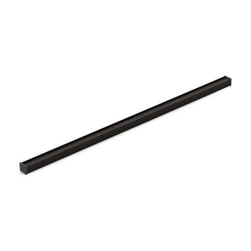 Main product image of 1-1/4" X 36" Linear Drain Grate w/ Tile-In Panel (Matte Black)