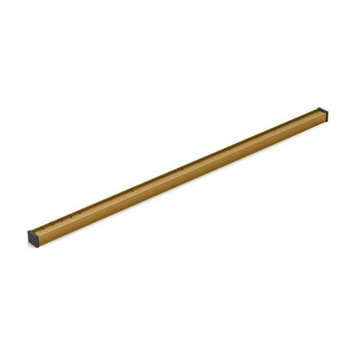 Main product image of 1-1/4" X 36" Linear Drain Grate w/ Tile-In Panel (Vibrant Brushed Moderne Brass), K-80650-2MB