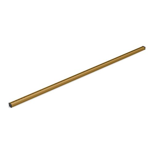 Main product image of 1-1/4" X 60" Linear Drain Grate w/ Tile-In Panel (Vibrant Brushed Moderne Brass), K-80652-2MB