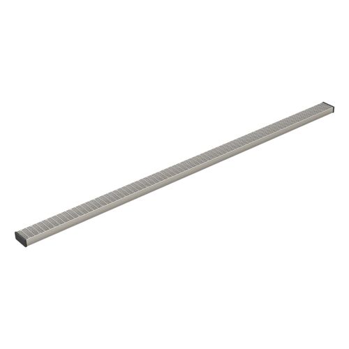 Main product image of 2-1/2" X 60" Linear Drain Grate w/ Lattice Pattern (Anodized Brushed Nickel), K-80655-BNK
