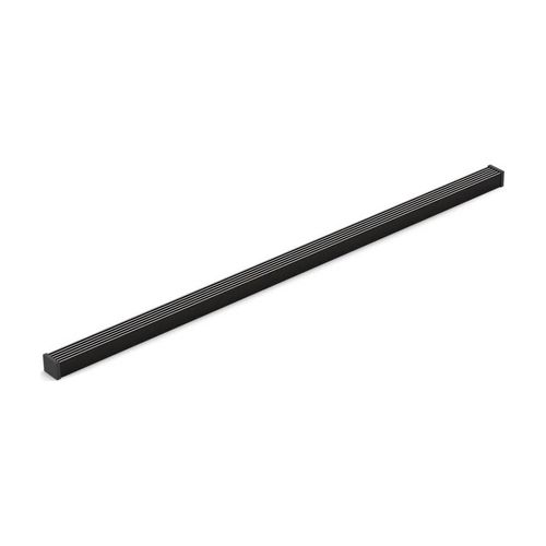 Main product image of 1-1/4" X 36" Linear Drain Grate w/ Lattice Pattern (Matte Black), K-80656-BL