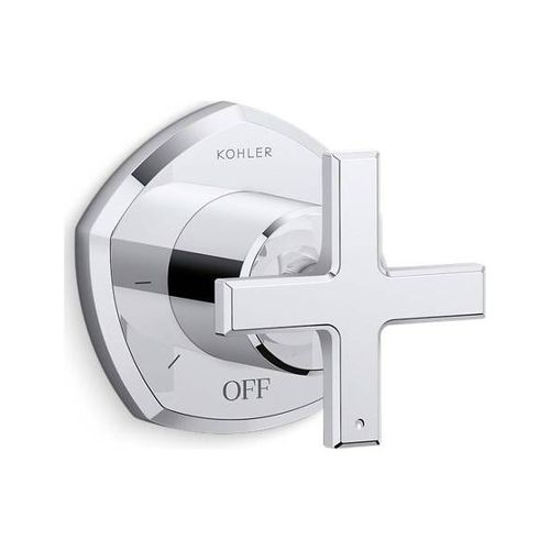 Main product image of Mastershower Volume Control Valve Trim w/ Cross Handle (Polished Chrome)