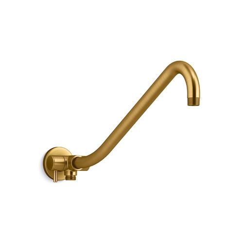 Main product image of Rainhead Arm w/ 2-Way Diverter (Vibrant Brushed Moderne Brass), K-76337-2MB