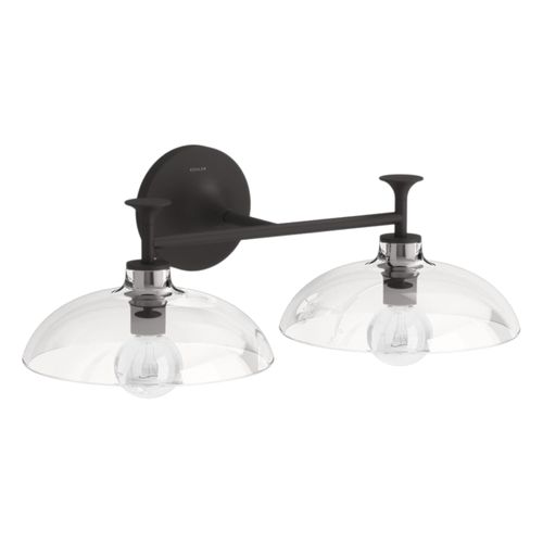 Main product image of Tone Two-Light Sconce (Matte Black), K-31769-SC02-BLL