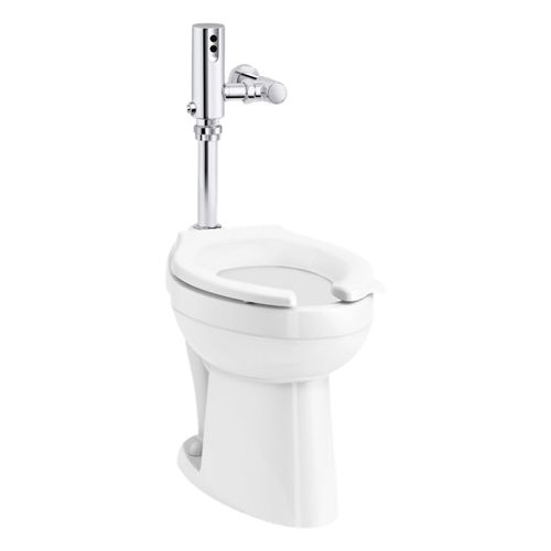 Main product image of Highcliff Ultra Commercial Toilet w/ Mach Tripoint Touchless 1.28 Gpf Hes-Powered Flushometer, K-PR96057-T4H-NA
