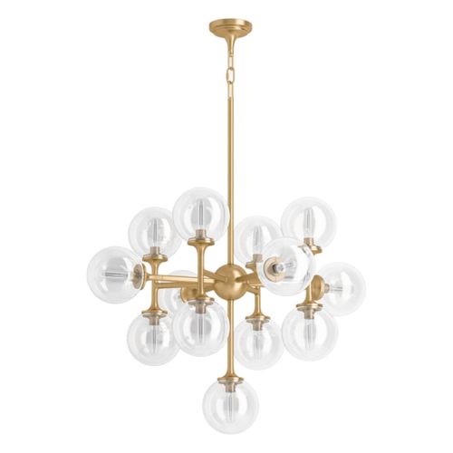 Main product image of Bellera 32" Chandelier (Brushed Moderne Brass), K-31767-CH13-2GL