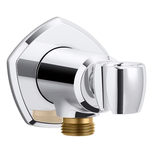 Main product image of Occasion Wall-Mount Handshower Holder w/ Supply Elbow And Check Valve (Polished Chrome), K-27117-CP