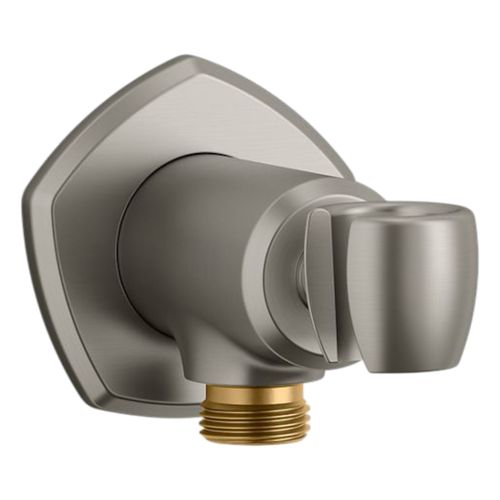 Main product image of Occasion Wall-Mount Handshower Holder w/ Supply Elbow And Check Valve (Vibrant Brushed Nickel), K-27117-BN