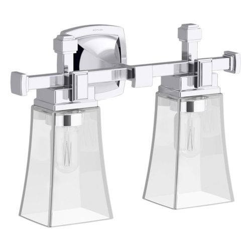 Main product image of Riff Two-Light Sconce (Polished Chrome), K-31756-SC02-CPL