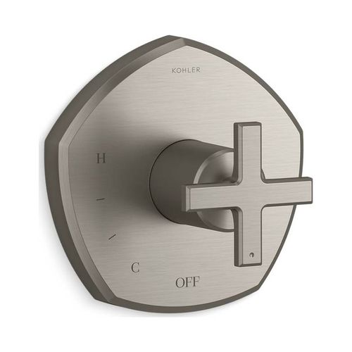 Main product image of Rite-Temp Valve Trim w/ Cross Handle (Vibrant Brushed Nickel)