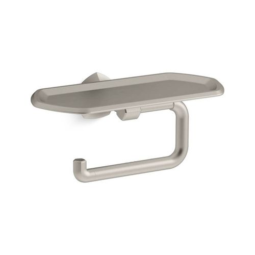 Main product image of Toilet Paper Holder w/ Tray (Vibrant Brushed Nickel), K-27128-BN