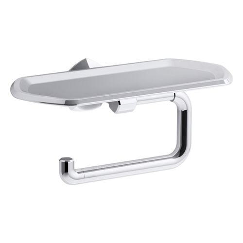 Main product image of Occasion Toilet Paper Holder w/ Tray (Polished Chrome), K-27128-CP