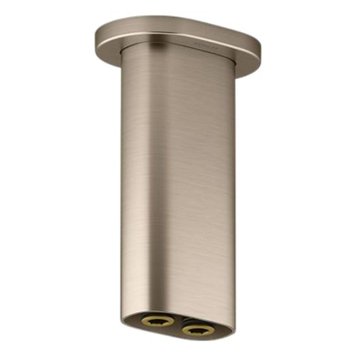 Main product image of Statement 5" Ceiling-Mount Two-Function Rainhead Arm And Flange (Vibrant Brushed Bronze), K-26325-BV