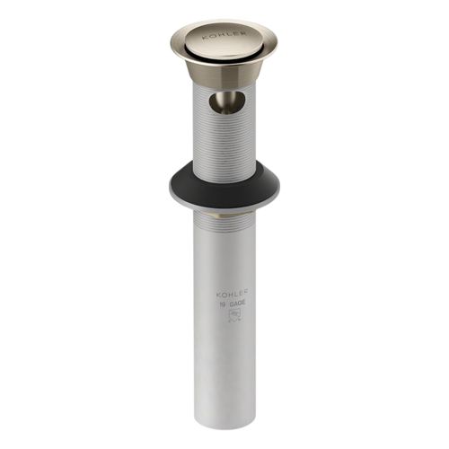Main product image of Clicker Drain w/ Overflow (Vibrant Brushed Bronze), K-25322-BV